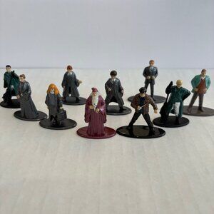 Harry Potter Metal Miniature Lot Jada Nano Metalfigs Die Cast 10 Figures